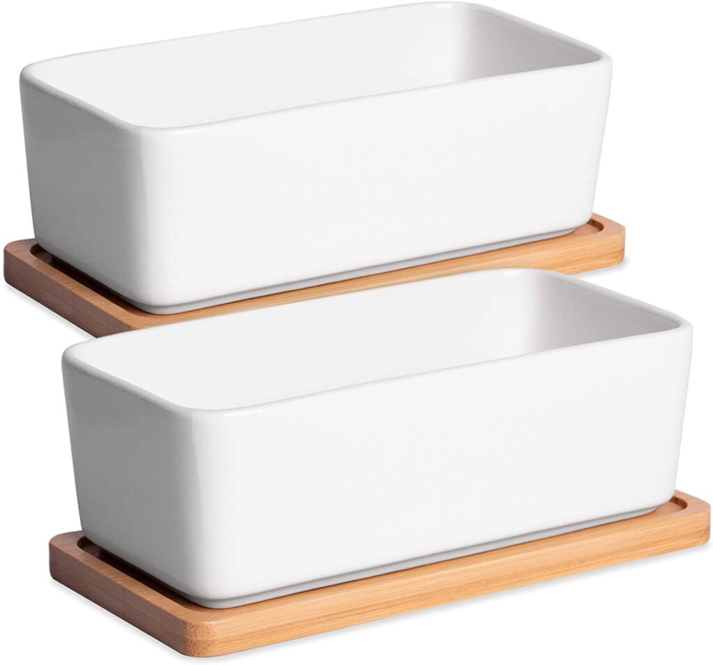 Maceteros rectangulares interior