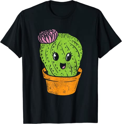 cactus t shirt camisetas de plantas